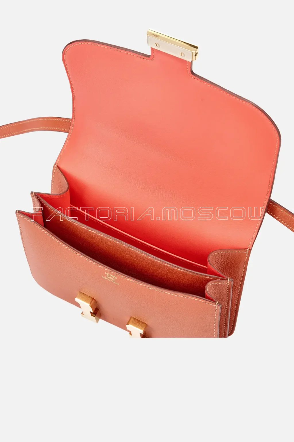 Hermès Mini Constance 18 Blush Evercolor And Rose Jaipur Permabrass Hardware