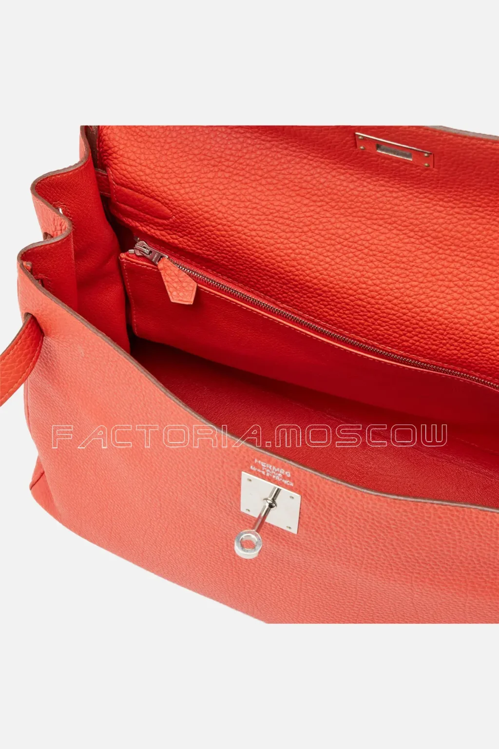 Hermès Kelly Retourne 35 Togo Colour Capucine PHW