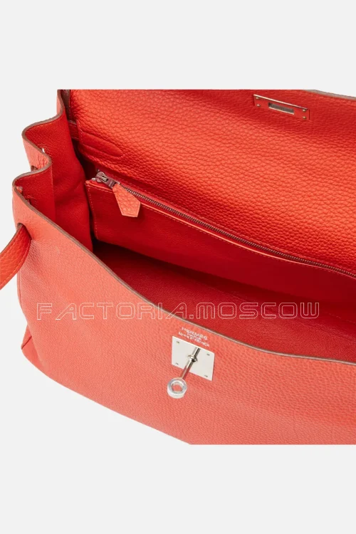Hermès Kelly Retourne 35 Togo Colour Capucine PHW