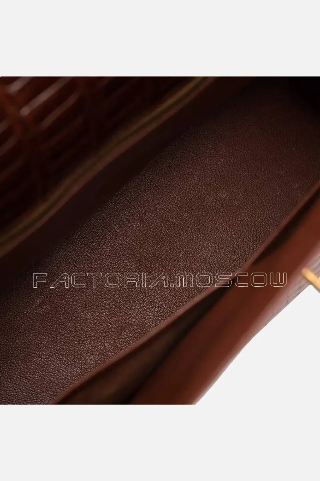 Hermès Sellier Kelly 35 Shiny Crocodile Colour Miel GHW
