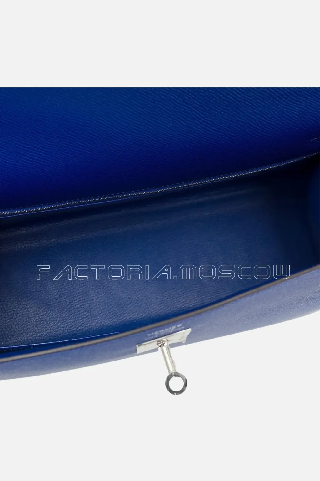 Hermes Kelly Sellier 35 Epsom Colour Blue Electric PHW