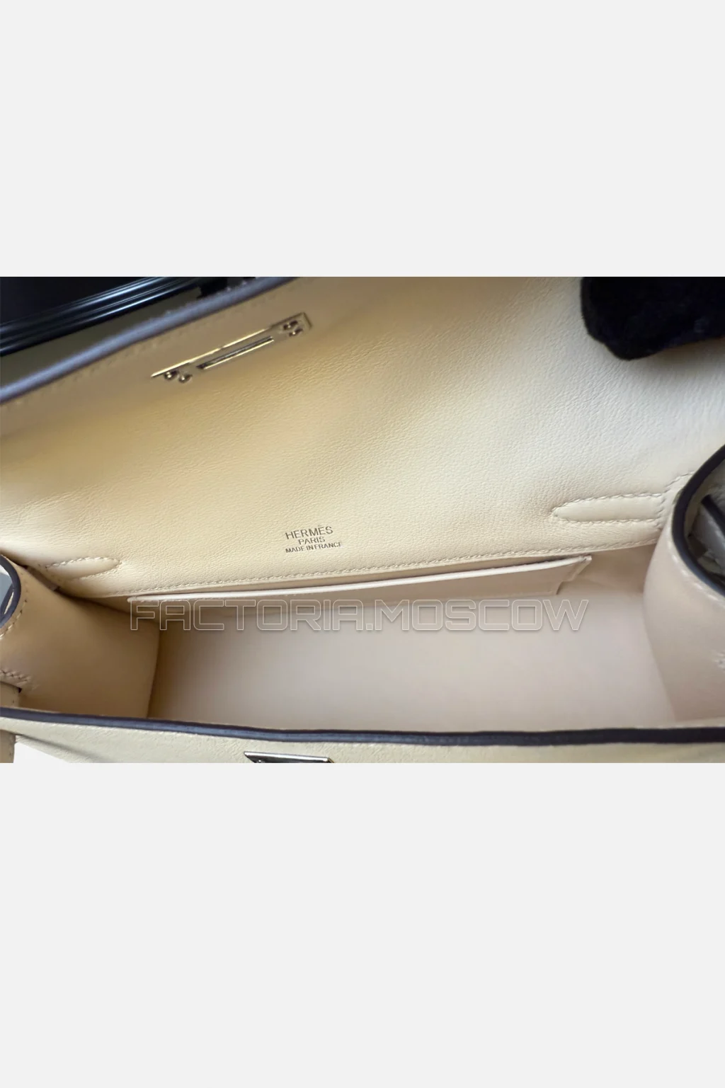 Hermes Kelly Pochette Swift Colour Nata Harwdare PHW