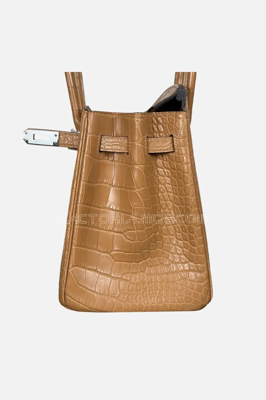 Hermès Birkin 25 Alligator Matte Colour Chai Hardware PHW