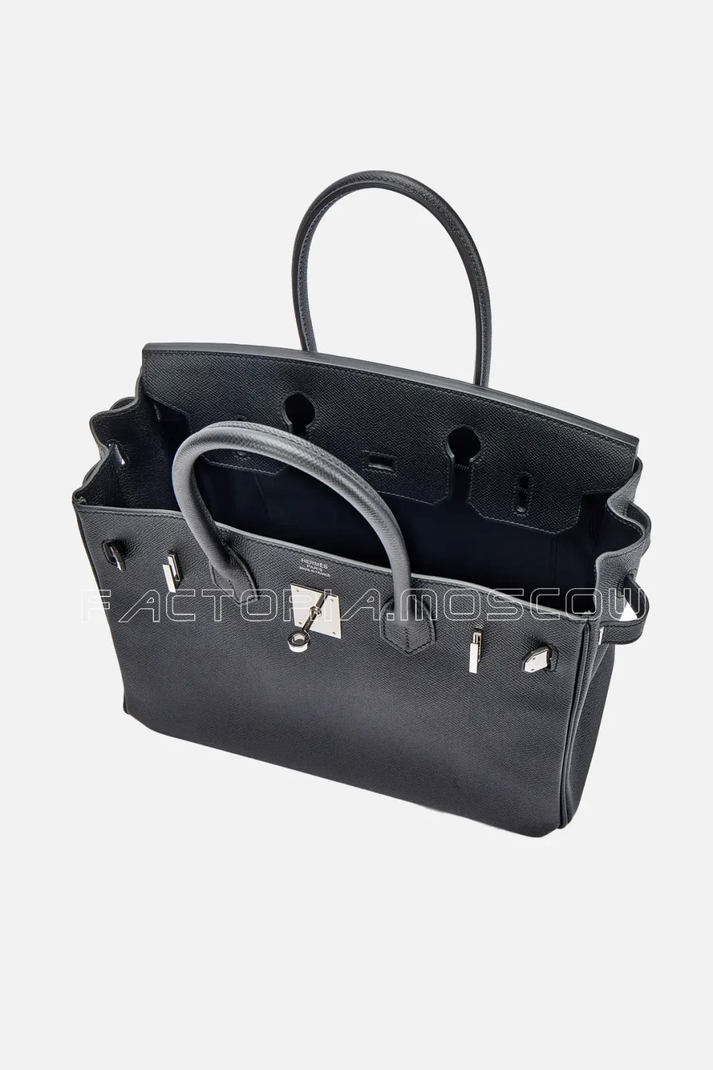 Hermes Black Epsom Birkin 30 PHW