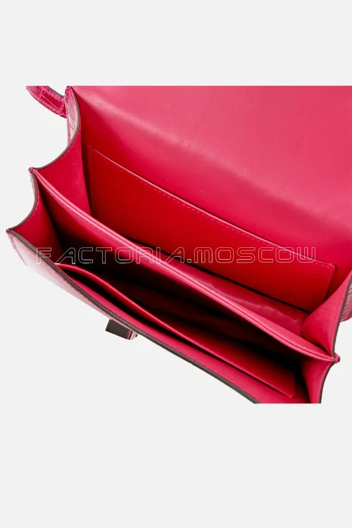 Hermès Mini Constance 18 Rose Scheherazade Shiny Alligator PHW