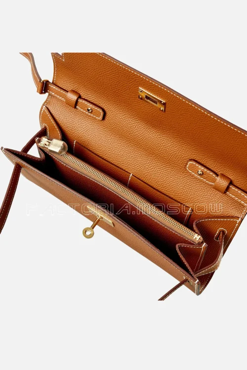 Hermès Kelly To-Go Wallet Gold Epsom GHW