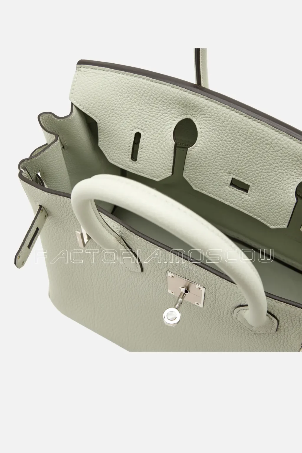 Hermes Gris Neve Togo Birkin 30 PHW