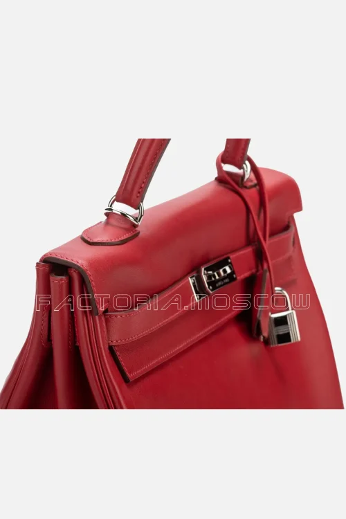 Hermes Kelly Retourne 35 Swift Colour Rouge Casaque PHW