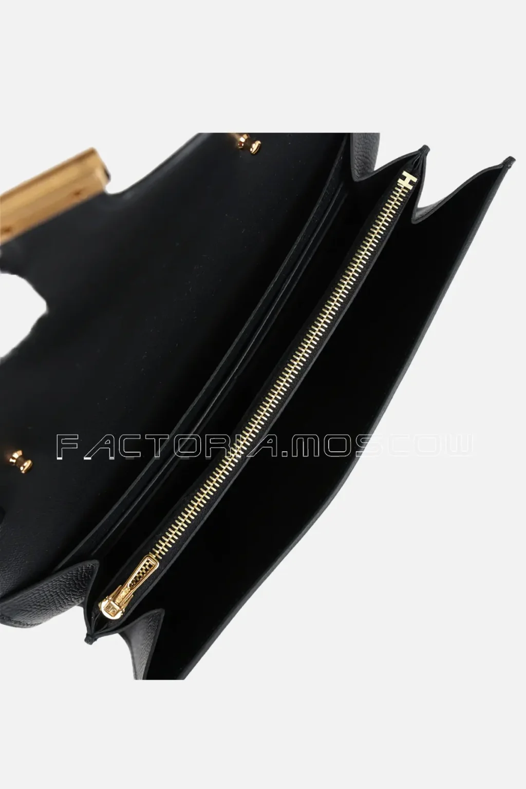 Hermès Constance Wallet To Go Black Epsom GHW