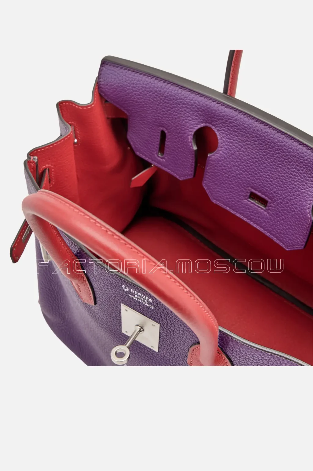 Hermes Anemone and Rouge Casaque Clémence Birkin 30 PHW