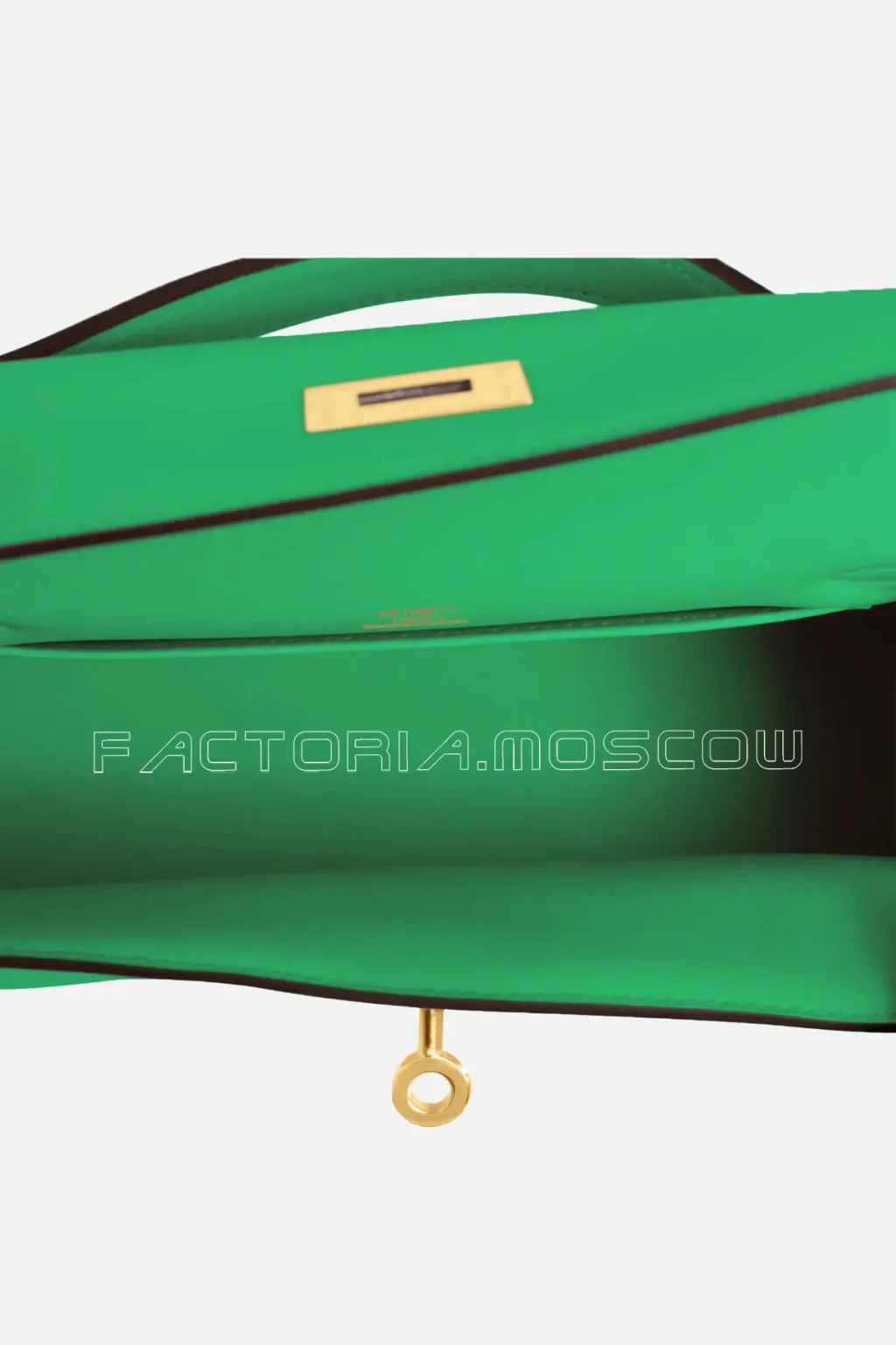 Hermes Kelly Pochette Clutch Swift Colour Bambou GHW