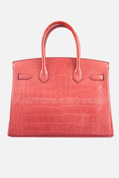 Hermes Birkin 30 Matte Bougainvillier Alligator PHW
