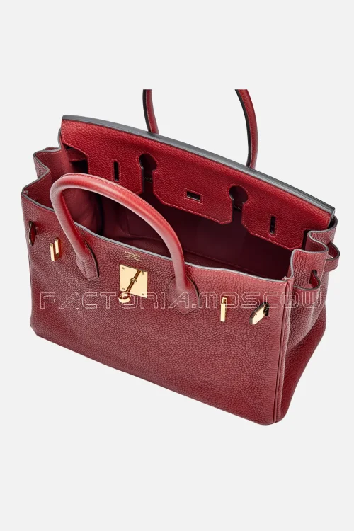 Hermes Rubis Clemence Birkin 30 GHW