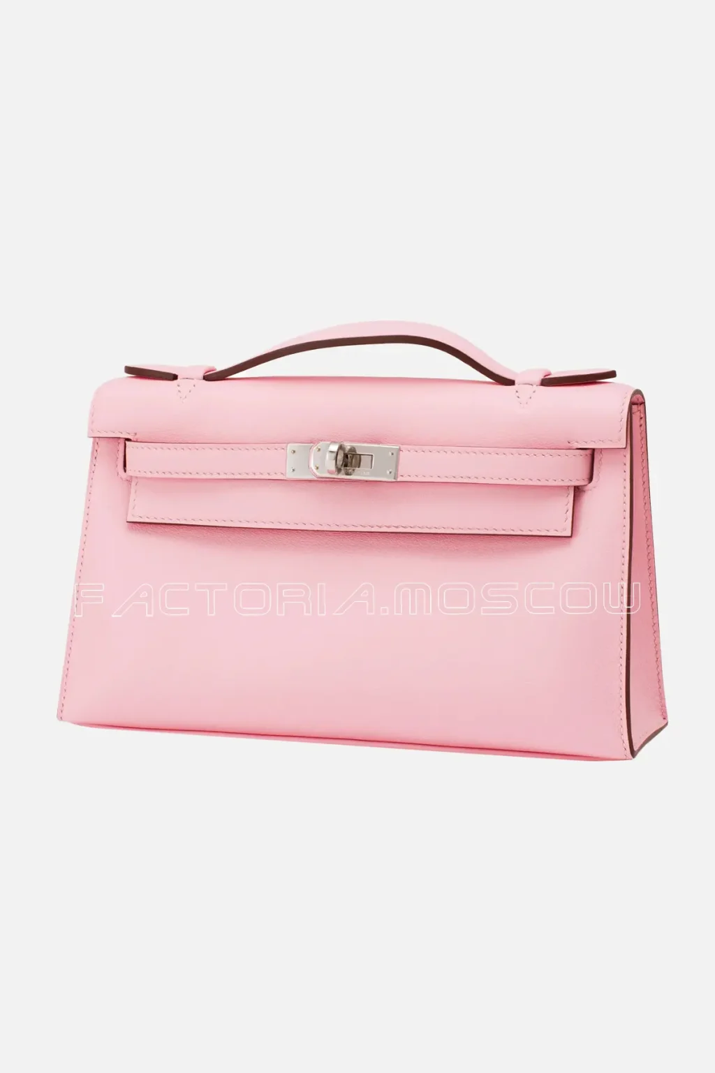 Hermes Kelly Pochette Swift Colour Rose Sakura PHW