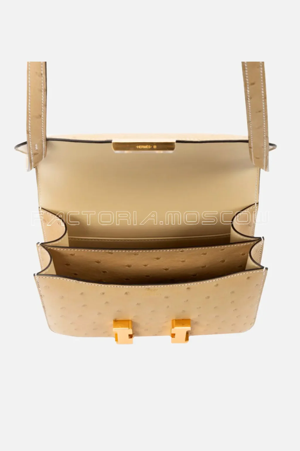 Hermès Mini Constance 18 Trench Ostrich GHW