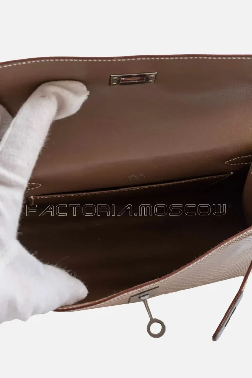 Hermes Kelly Mini Pochette Ficelle Lizard Swift PHW