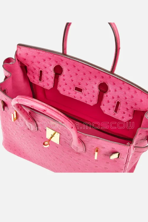 Hermes Birkin 30 Fuchsia Ostrich GHW