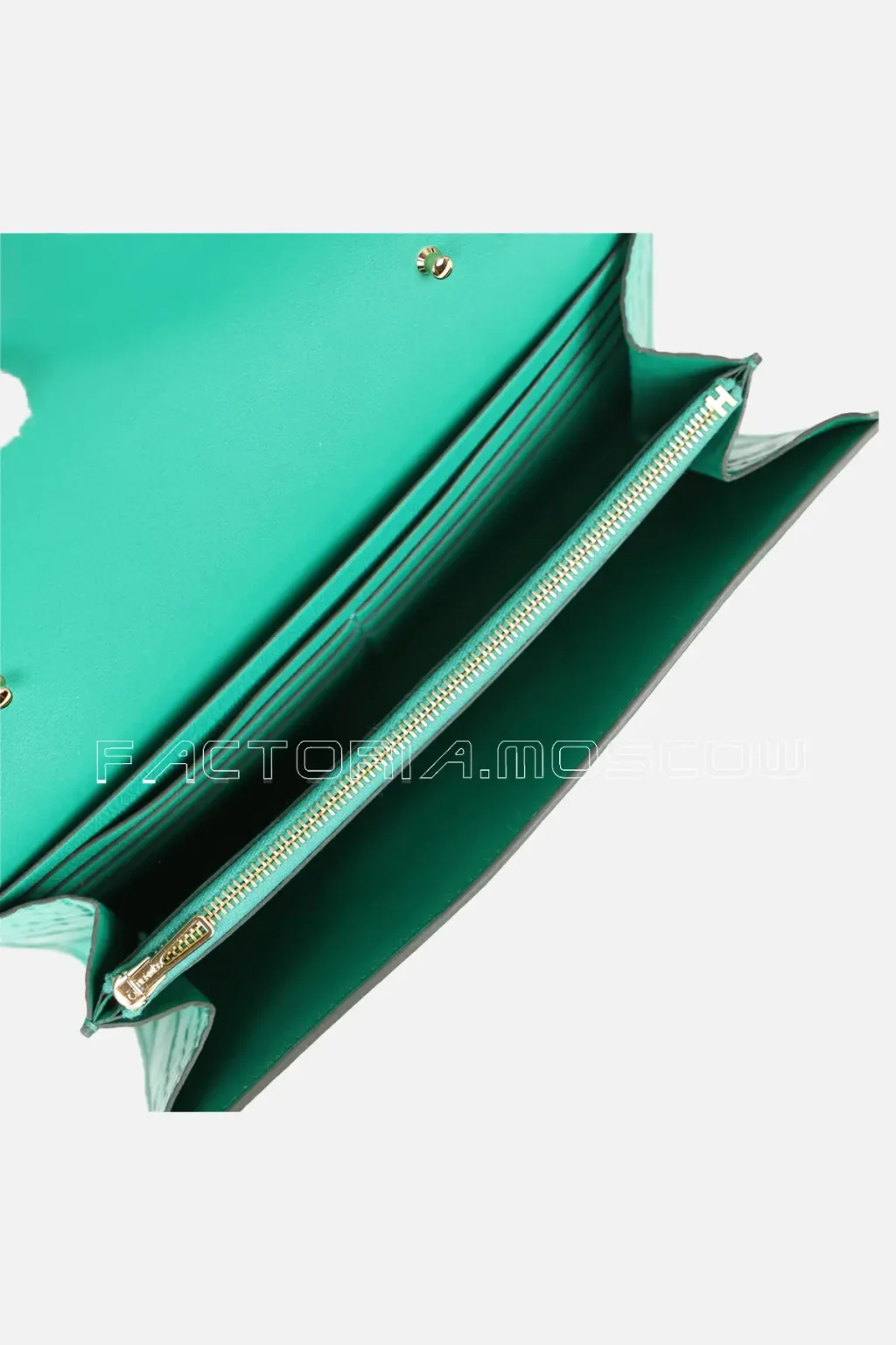 Hermès Constance Wallet To Go Vert Jade Matte Alligator GHW