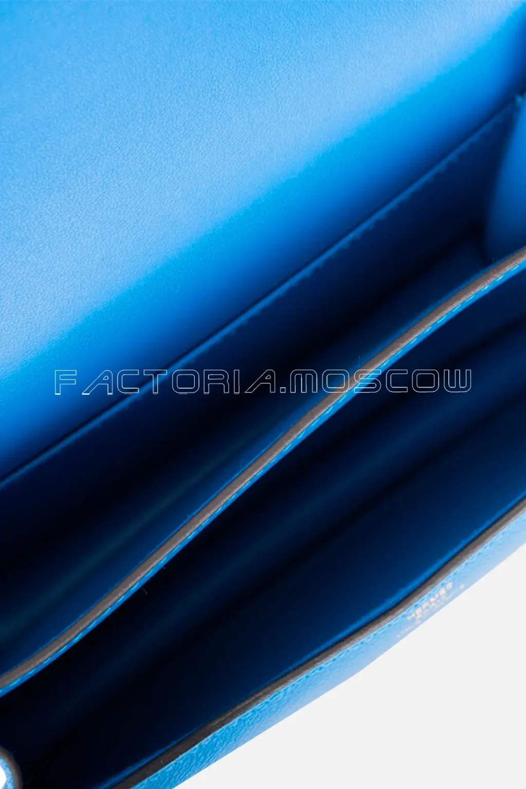 Hermès Mini Constance 18 Bleu Zanzibar Evercolor Leather GHW
