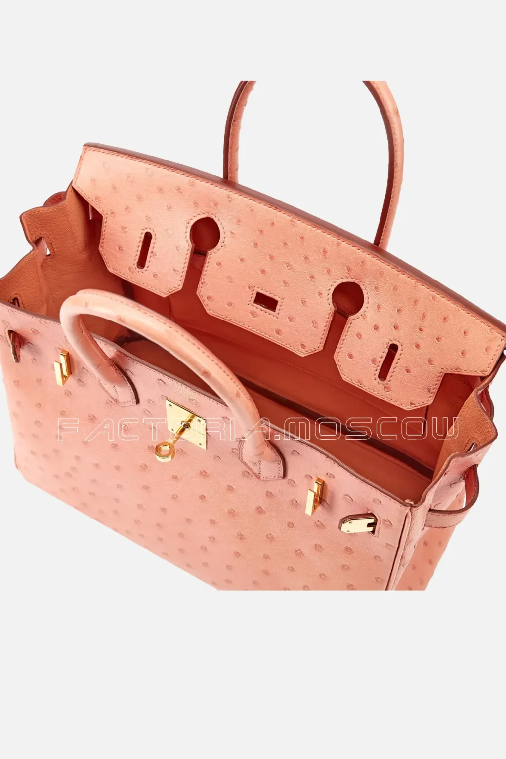 Hermes Birkin 30 Terre Cuite Ostrich GHW