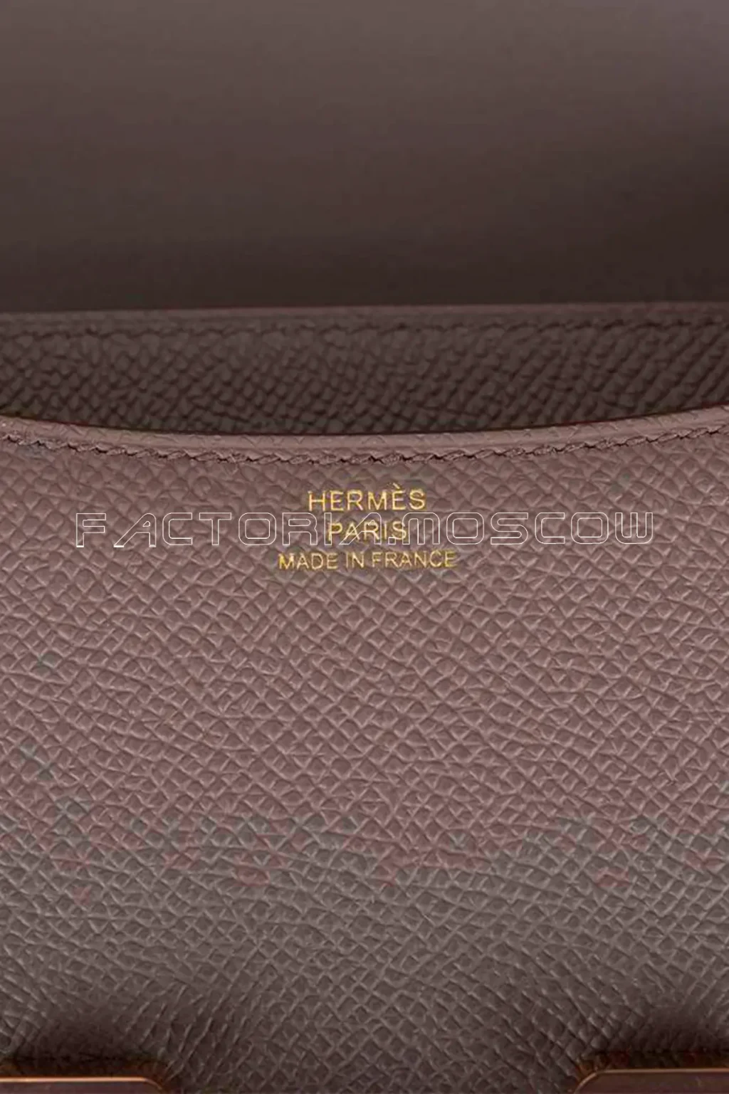 Hermès Mini Constance 18 Etain Epsom RGHW