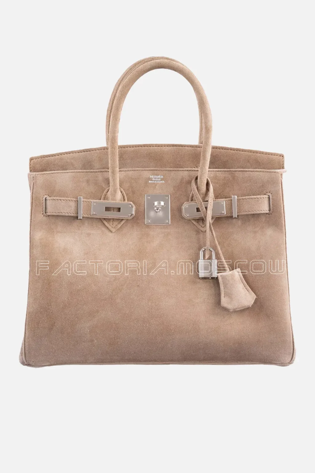 Hermes Birkin 30 Gris Perle Doblis PHW