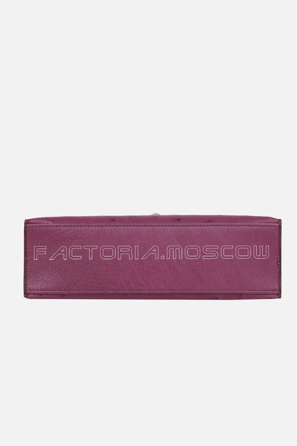 Hermès Kelly Pochette Ostrich Colour Anemone Permabrass Hardware