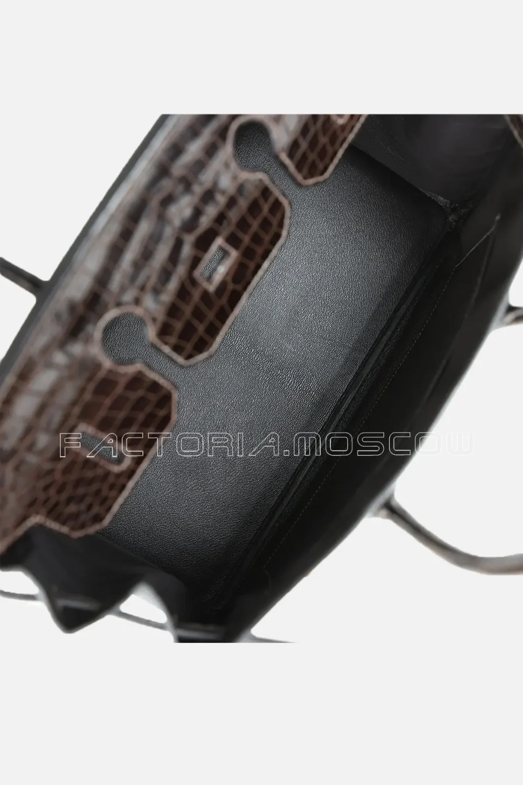 Hermès Birkin 35 Shiny Porosus Crocodile Colour Graphite GHW