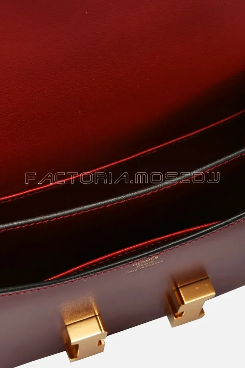 Hermes Constance 18 Rouge H Box GHW