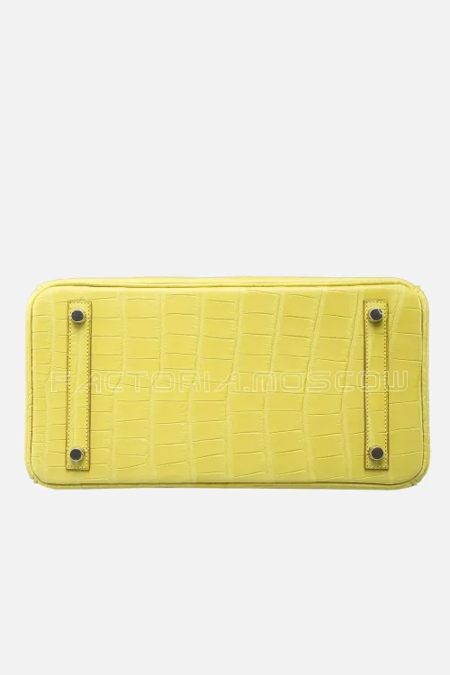 Hermes Birkin 30 Lime Alligator Matte PHW