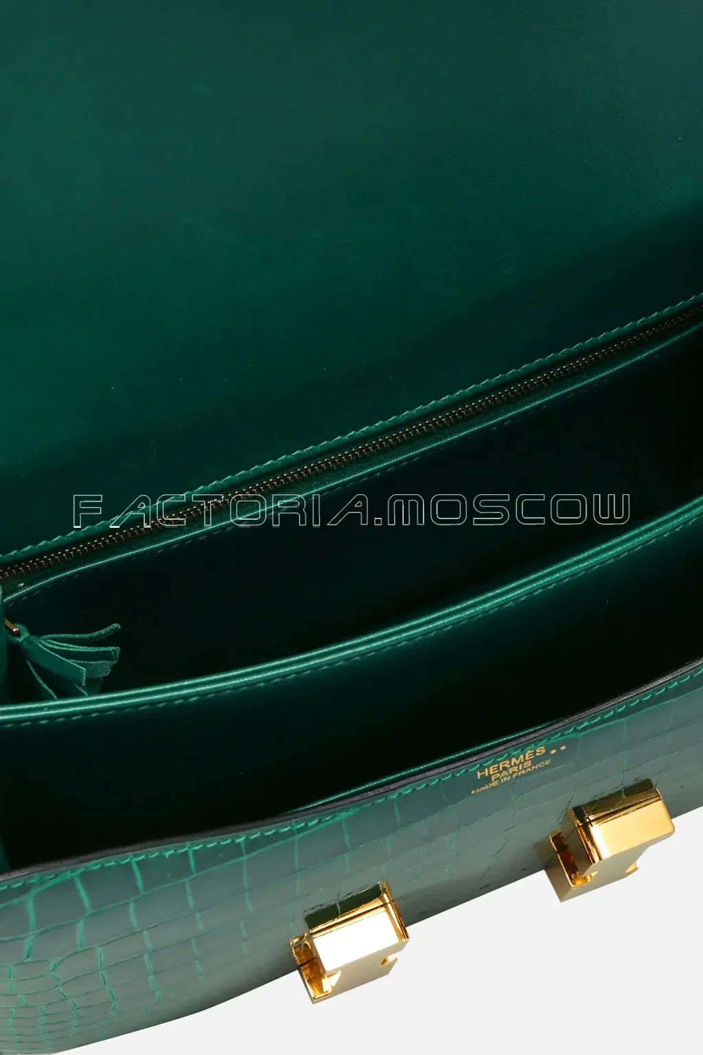 Hermes Constance 24 Vert Emeraude Shiny Niloticus GHW