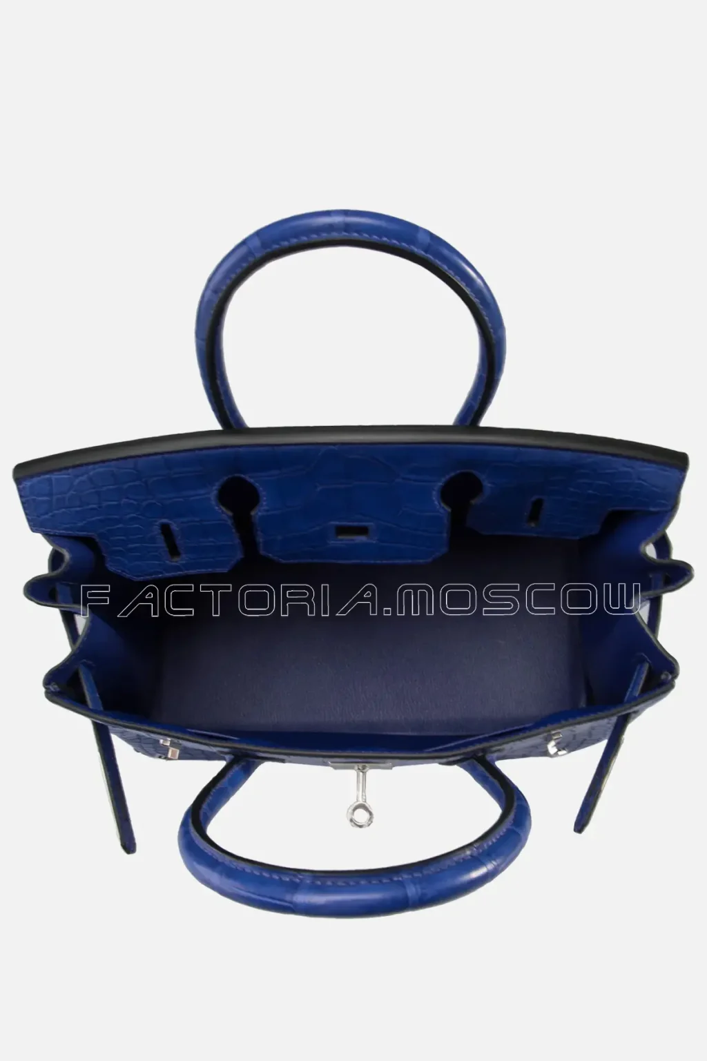 Hermes Birkin 30 Alligator Matte Colour Bleu Electrique PHW