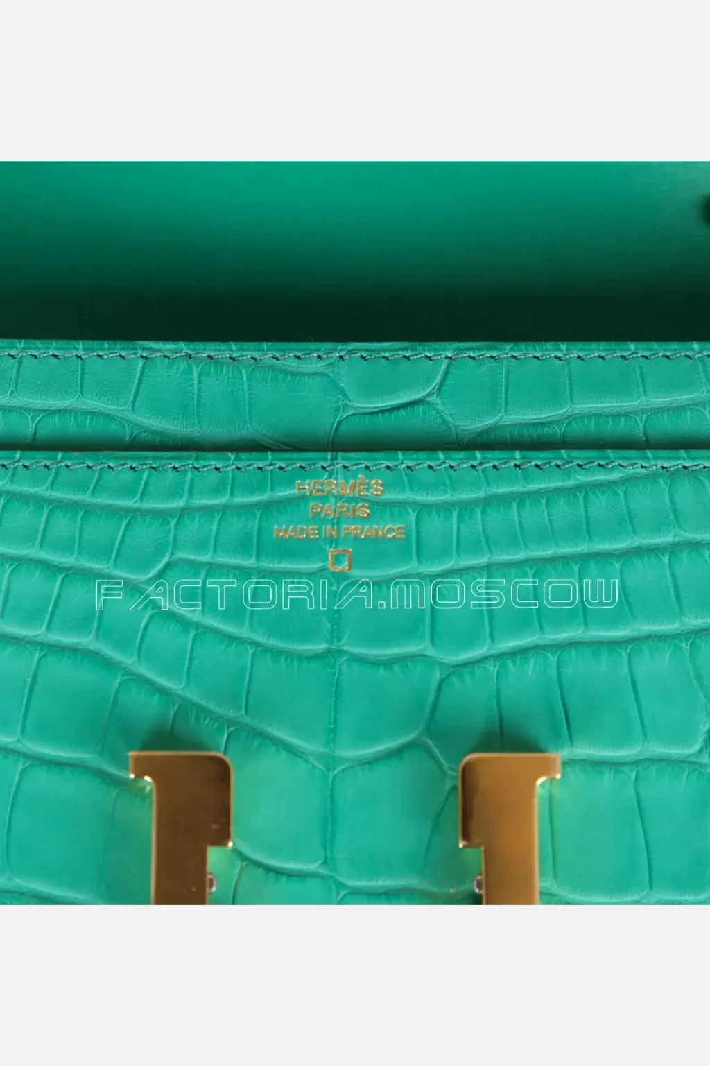 Hermès Constance To Go Vert Jade Matte Alligator GHW