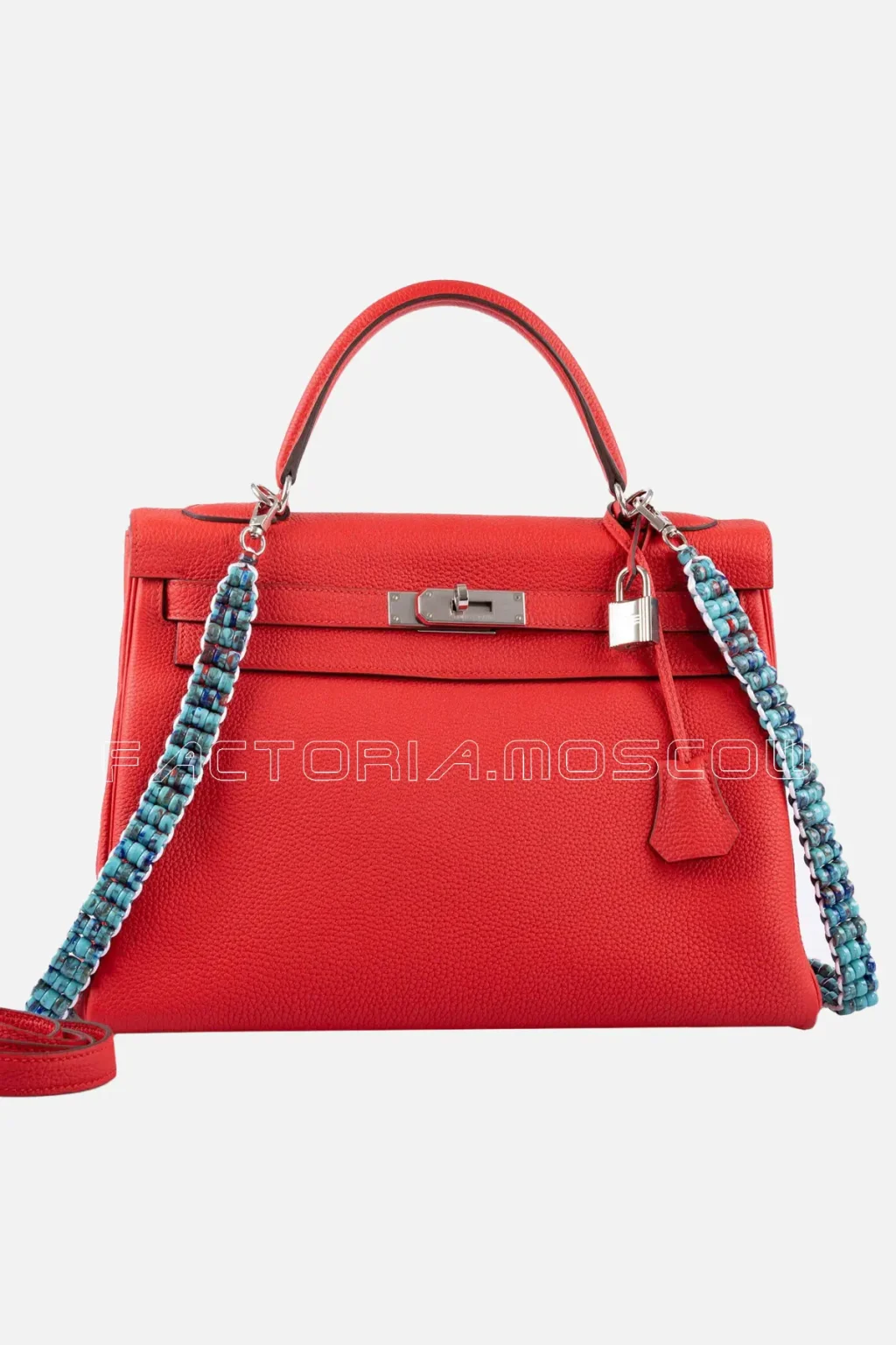 Hermes Kelly Retourne 32 Togo Colour Rouge De Coeur PHW