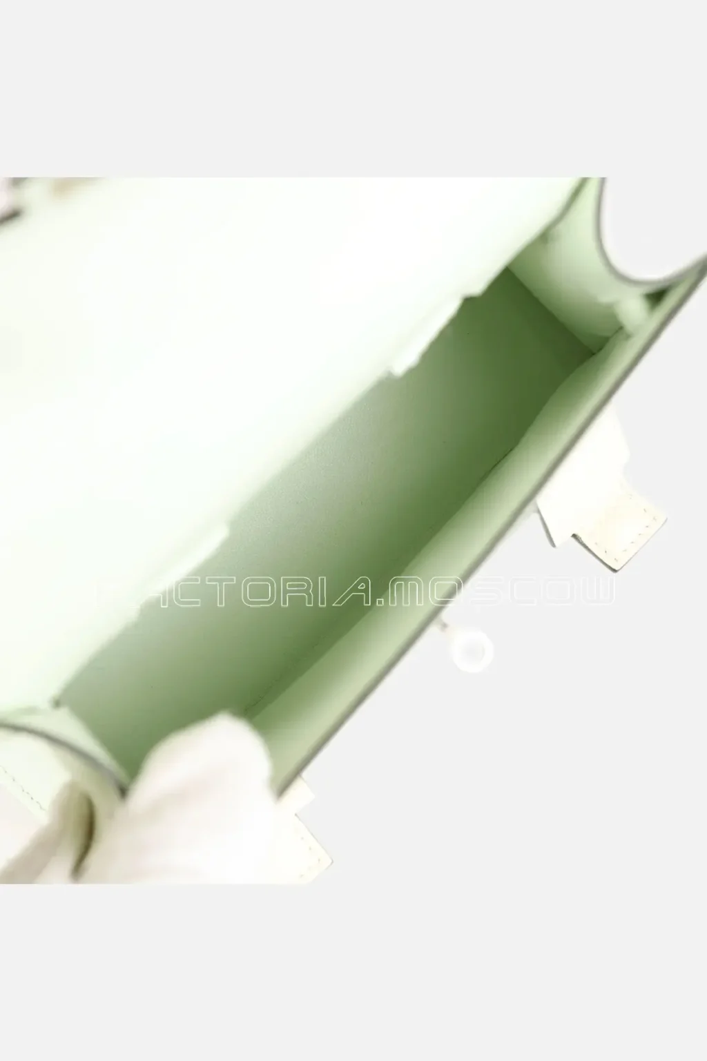 Hermès Quelle Idolle Picto Kelly Doll Vert Fizz Epsom PHW