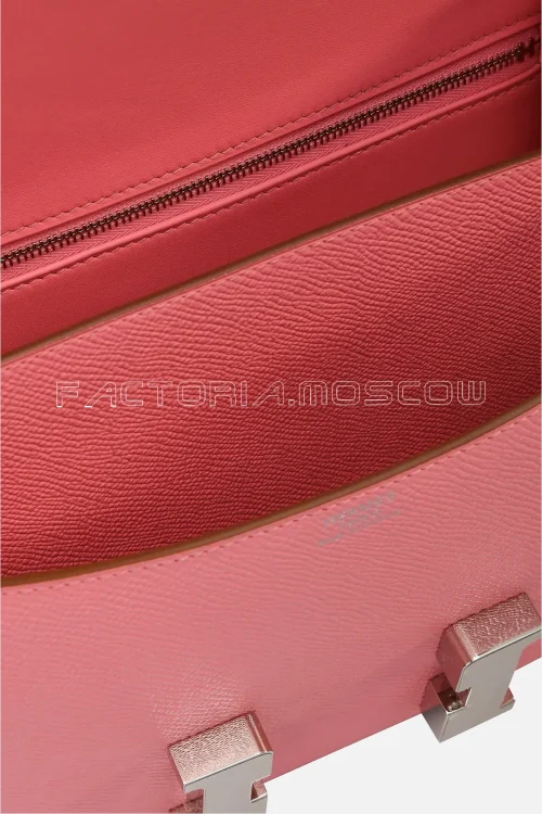 Hermes Constance 24 Rose Confetti Epsom PHW