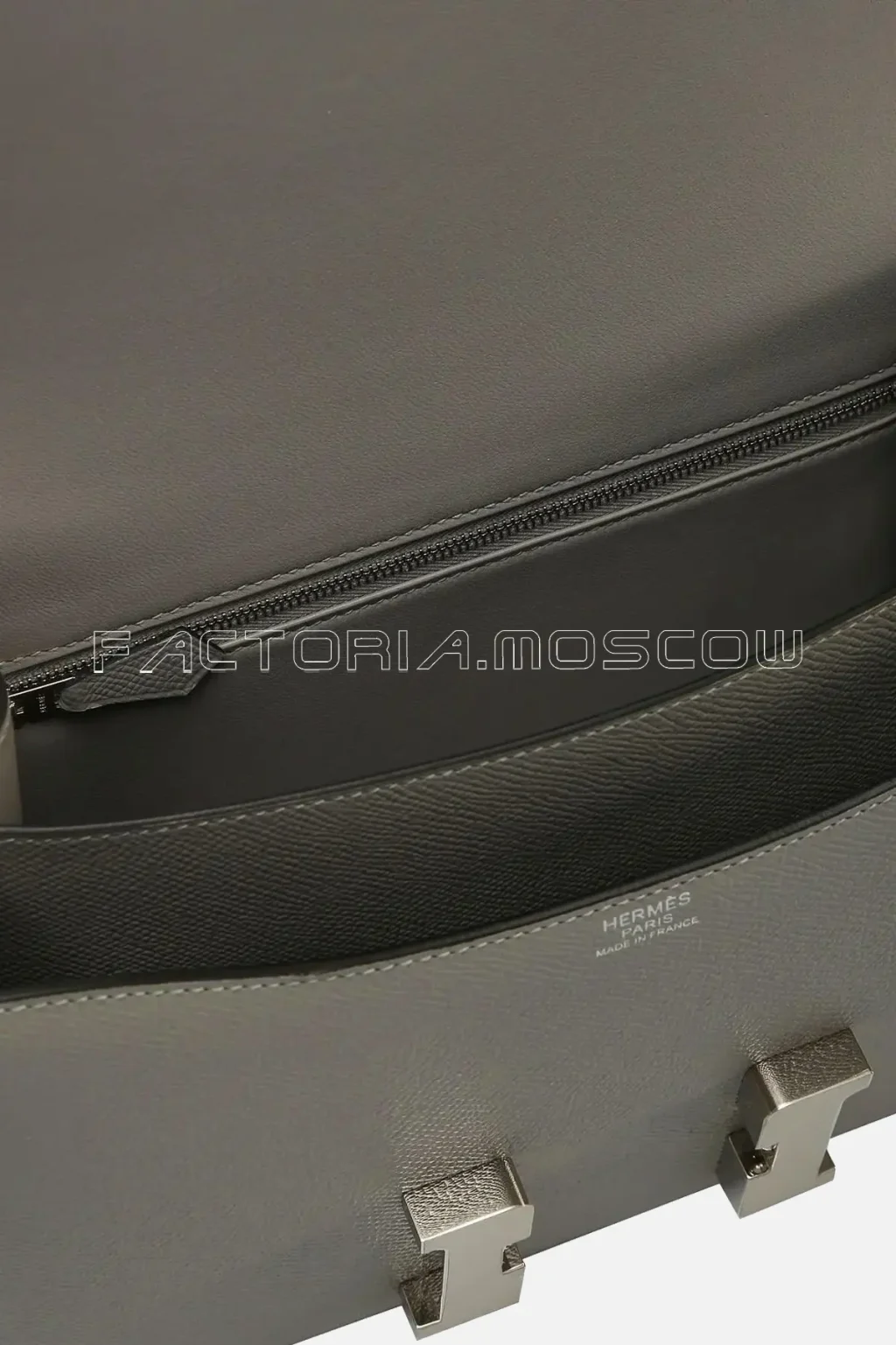 Hermes Constance 24 Gris Mouette Epsom PHW