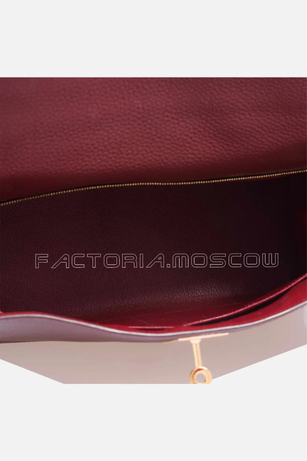 Hermes Kelly Retourne 32 Togo Tri-Colour Rouge H/Havane/GHW