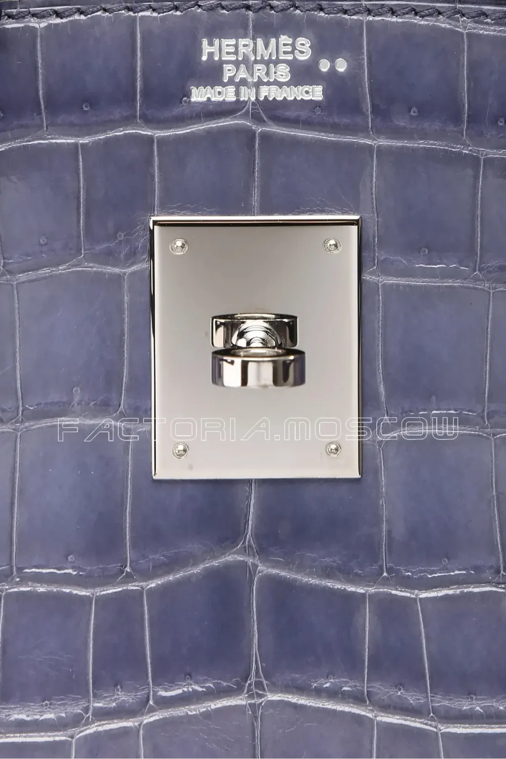 Hermes Birkin 30 Shiny Bleu Brighton Niloticus PHW