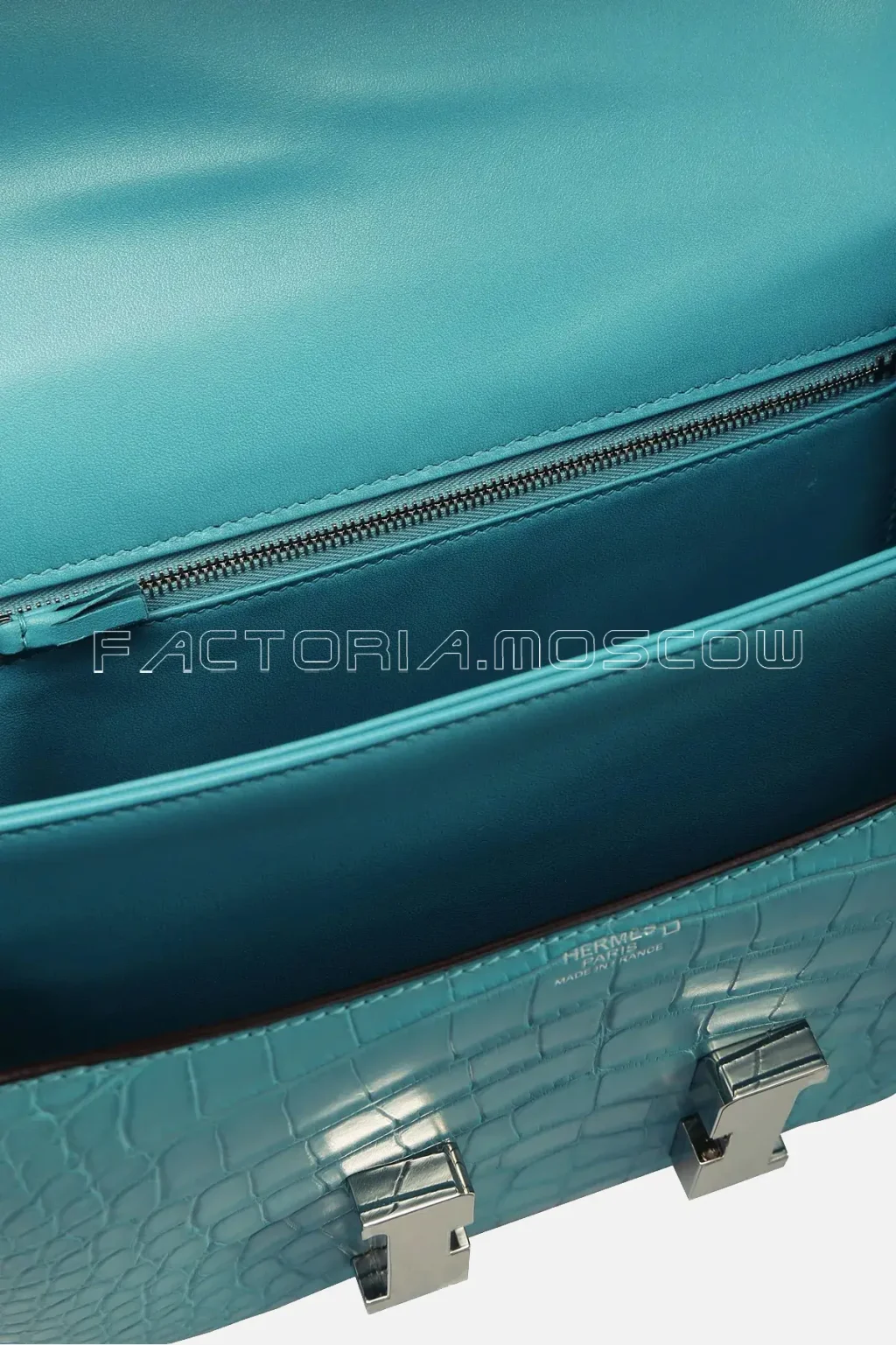 Hermes Constance 24 Bleu Saint-Cyr Alligator Matte PHW