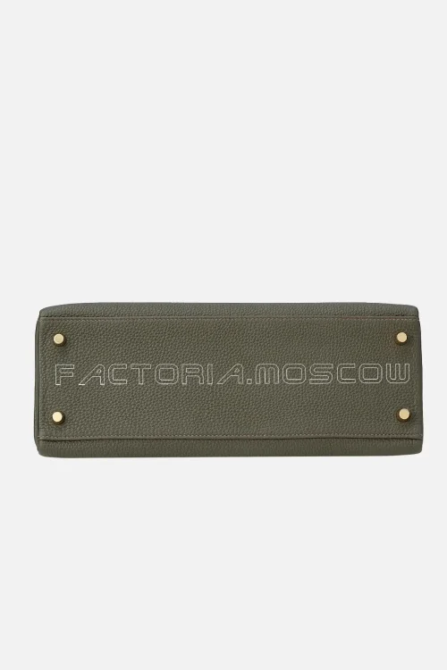 Hermès Kelly 32 Togo Colour Vert De Gris GHW