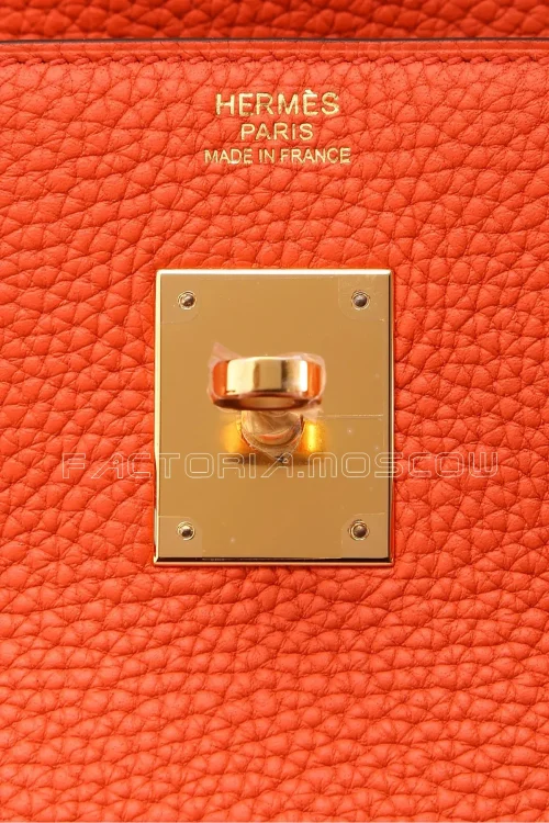 Hermes Birkin 30 Orange Poppy Taurillon Clemence GHW