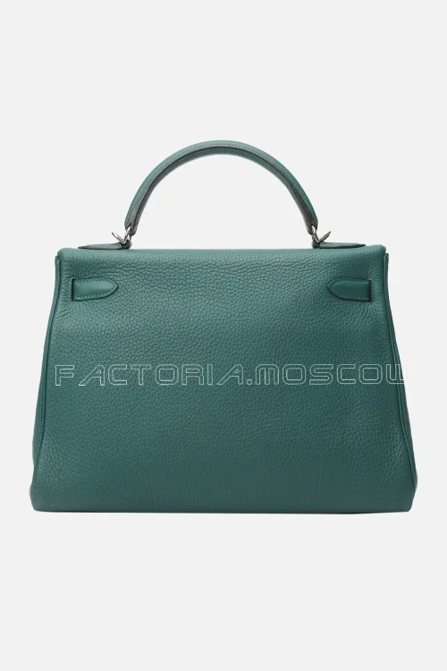 Hermes Kelly Retourne 32 Togo Colour Malachite PHW