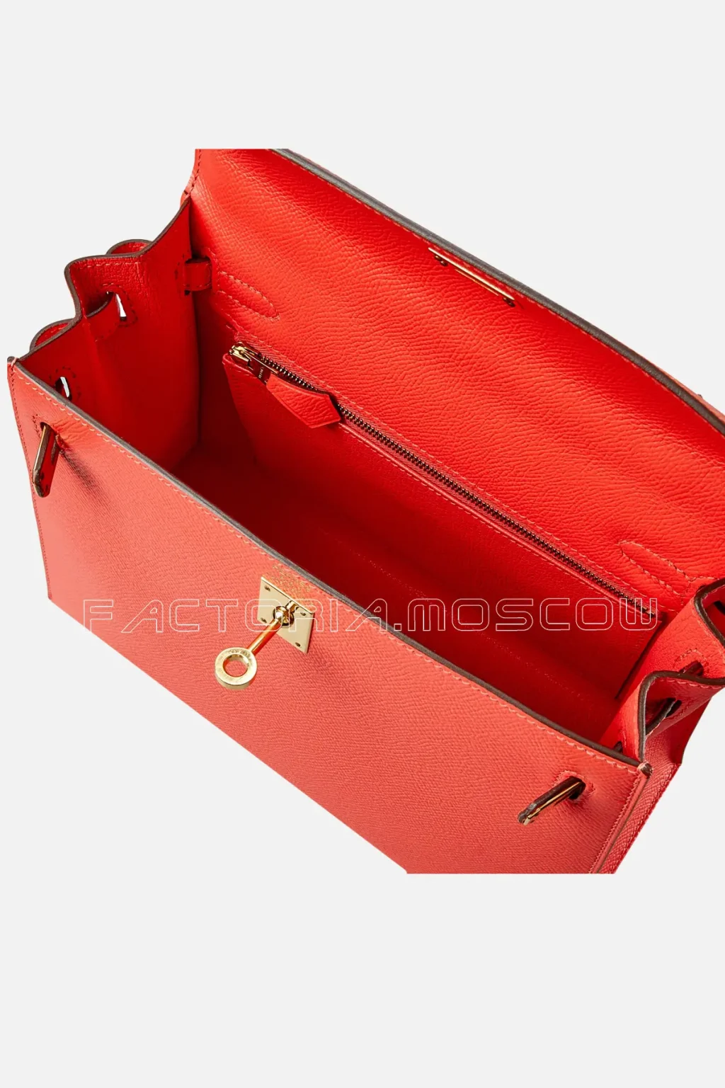 Hermès Kelly Sellier 25 Epsom Colour Rose Jaipur GHW