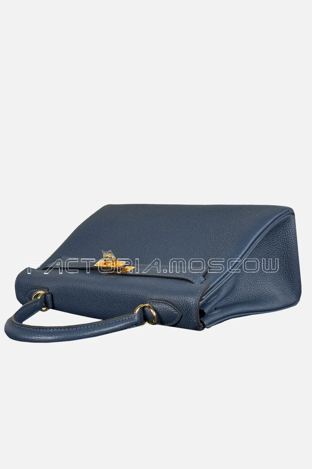 Hermes Kelly Retourne 25 Togo Colour Blue Sapphire GHW