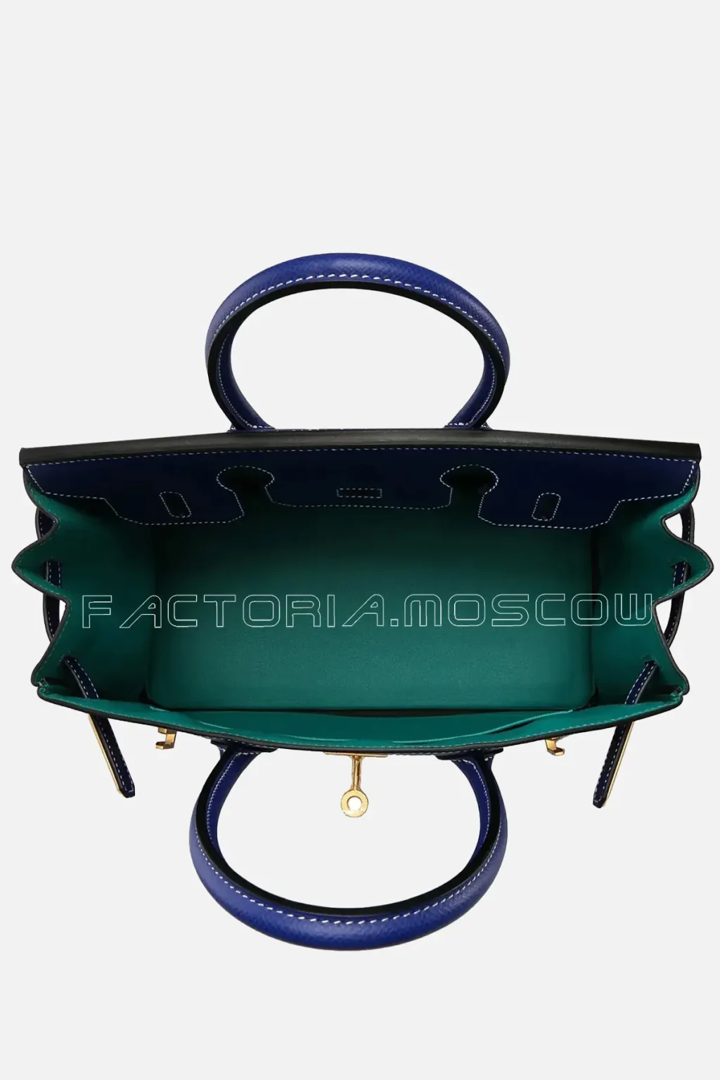 Hermes HSS Birkin 30 Bleu Électrique Bleu Paon Veau Epsom Brushed GHW