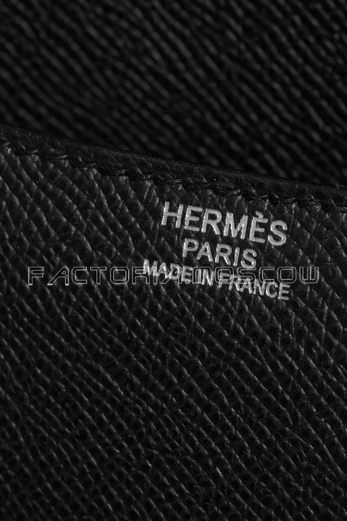 Hermes Constance 24 Epsom Colour Black PHW