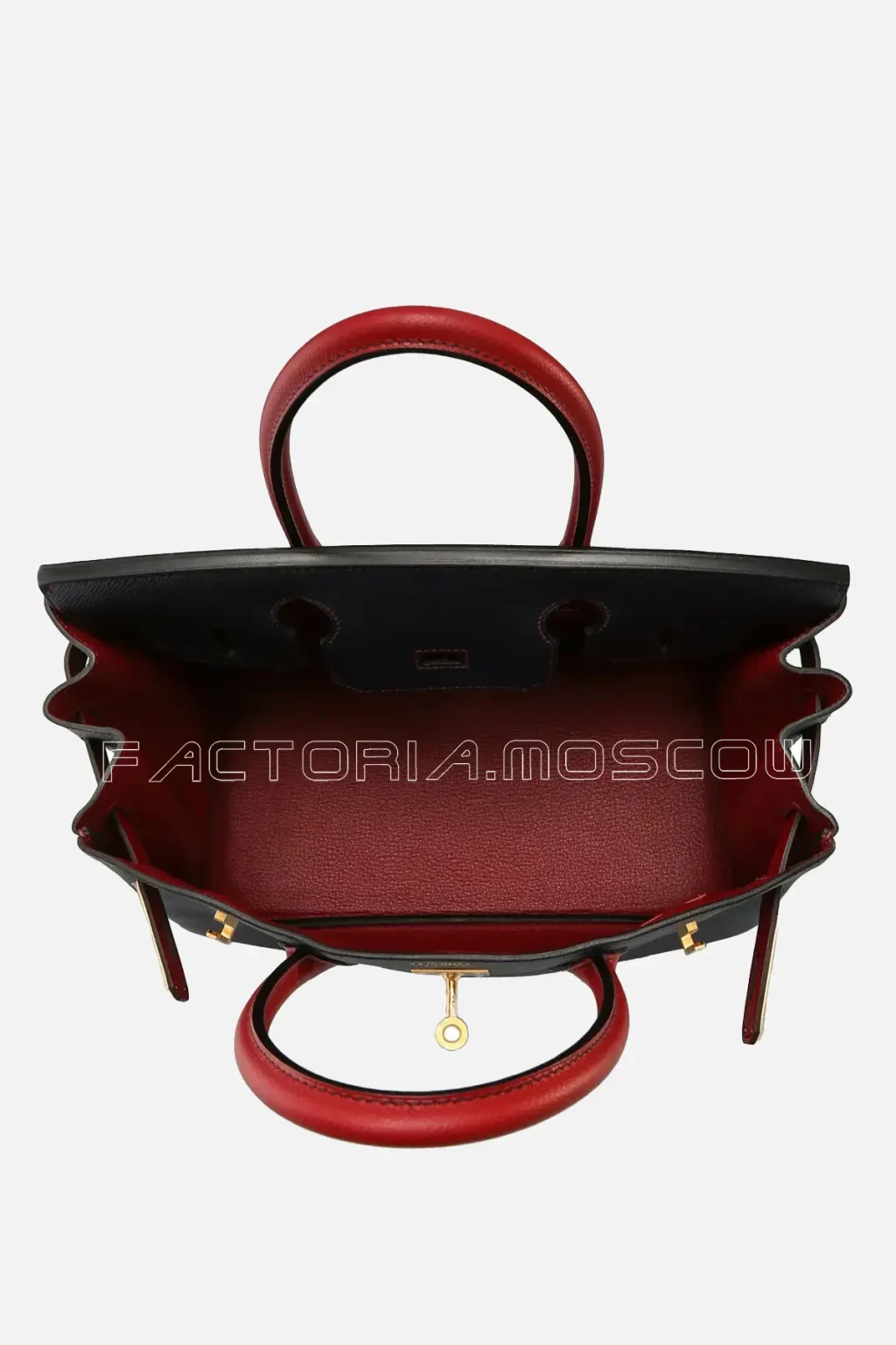 Hermes HSS Birkin 30 Bleu Indigo & Rouge Grenate Chèvre Brushed GHW