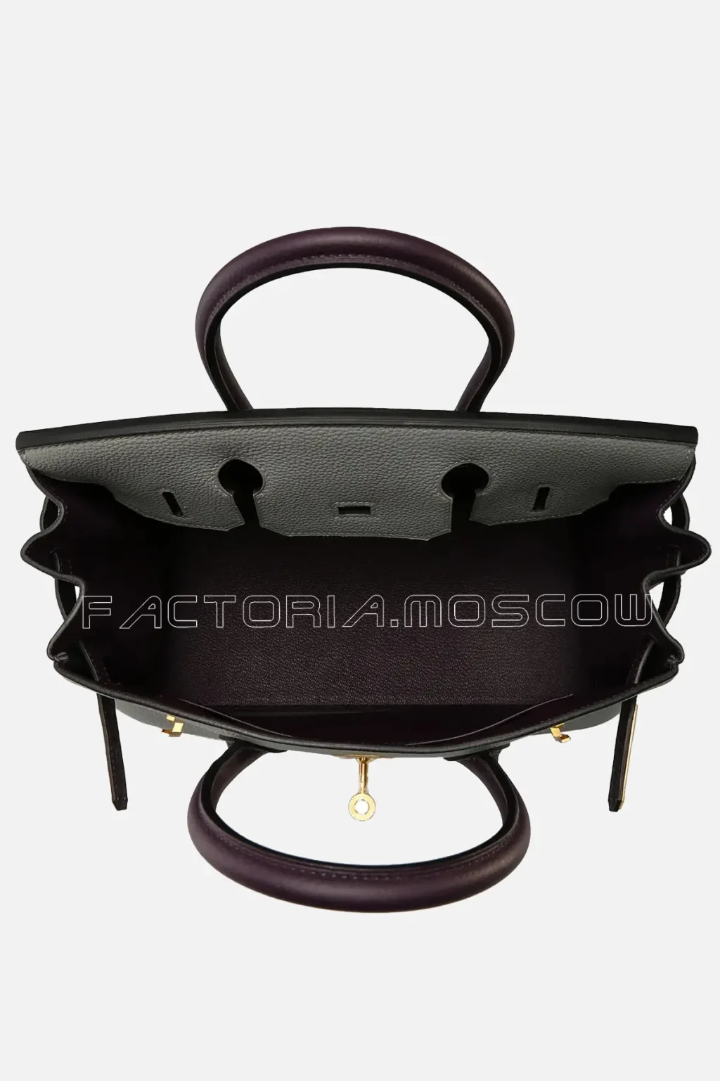 Hermes HSS Birkin 30 Gris Mouette & Raisin Togo Brushed GHW