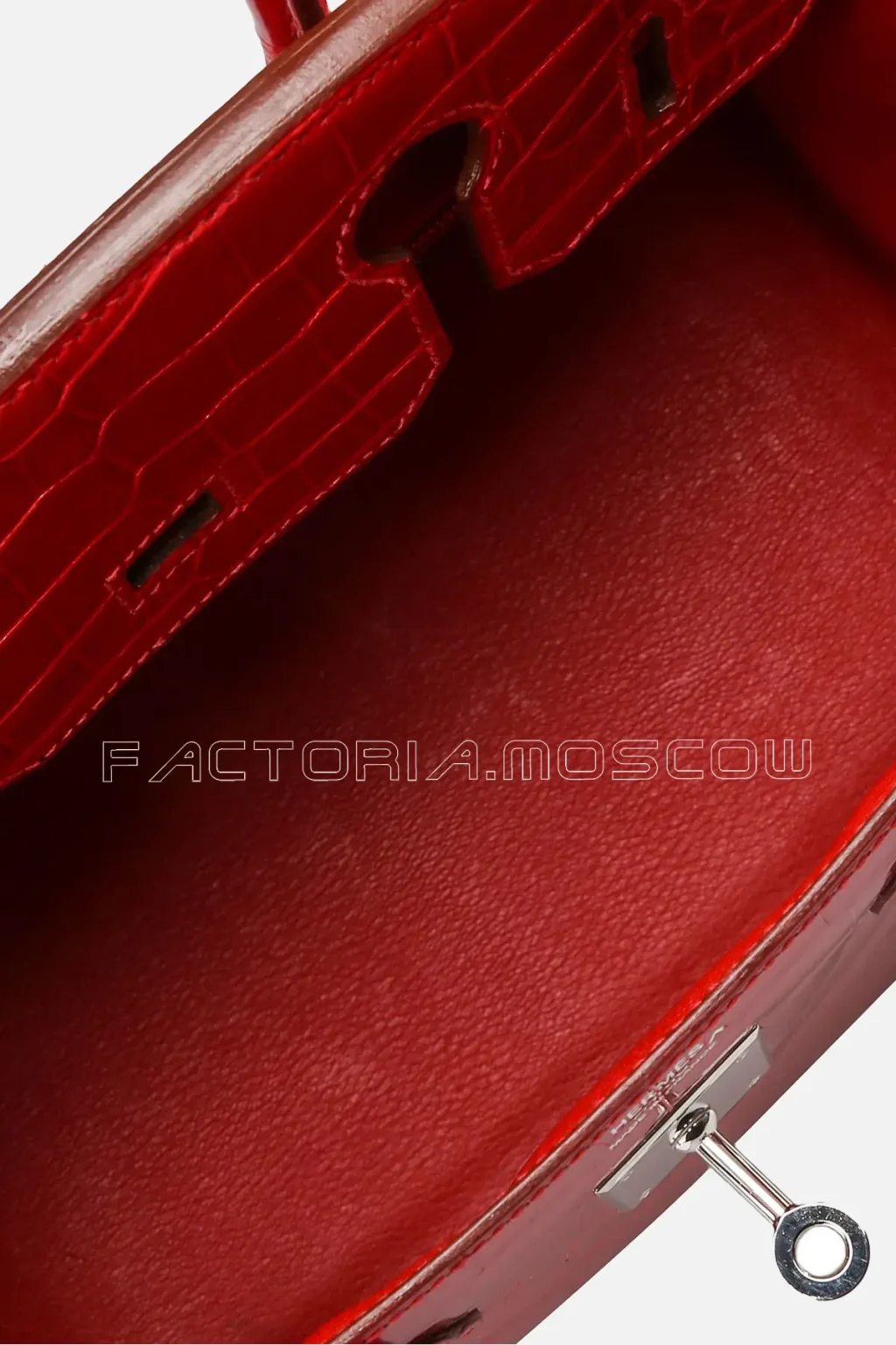 Hermes Birkin 30 Braise Shiny Porosus PHW